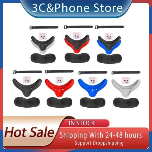 Silicone Cover Durable Comfortable Blindfold for Oculus Quest 2 silicone Silicone cover and eye mask VR accessories Dropshipping
