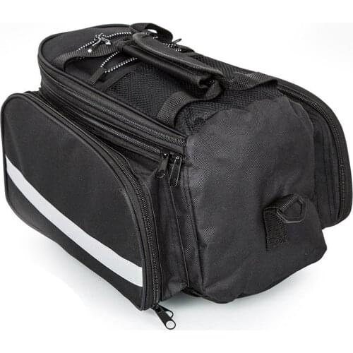 Waterproof Outdoor Bicycle Rear Rack Bag Removable Carrier Durable Saddle Bag Pannier Tough 600D Oxford Cloth Fabric Durable