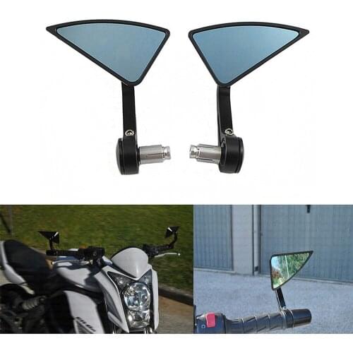 Handle Bar End Mirror Cafe Racer For BMW R100R R100S R80 R80RT R80GS R90 R90S MotorcycleTriangle Side Rearview Mirrors