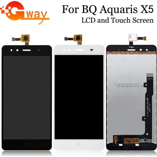 For BQ Aquaris X5 LCD Display Touch Screen Digitizer Assembly With Frame For BQ X5 LCD Glass Panel Replacement With Tools