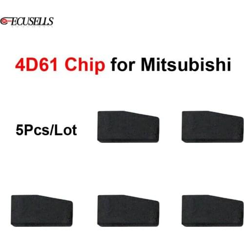 5Pcs/Lot 4D61 Chip Key Immobilizer Transponder Chip ID4D-61 T19 ID4D61 ID:4D(61) Car Key Chips for Mitsubishi and other Models