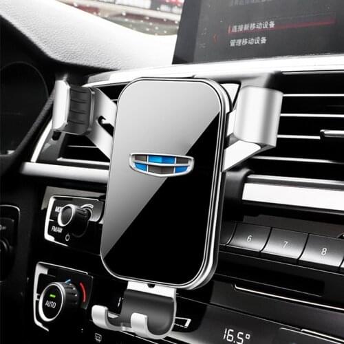 Car phone holder Support the gravity of the air outlet on the navigation car for geely emgrand ec7 ec8 ck atlas ck2 ck3 gt gc9