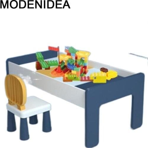 Bambini Pour Play Mesa De Estudio Avec Chaise Child Children and Chair Game Bureau Study for Kinder Table Enfant Kids Desk