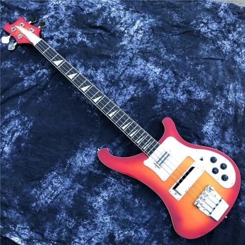 Cherry sunburst 4003 fireglo bass guitar transparent 4 strings Ricken bass free shipping basse guitare