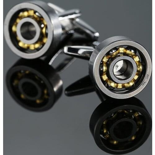 Free delivery, high quality mens shirts cuff links rotatable bearings cufflinks French shirts wedding dress buttons