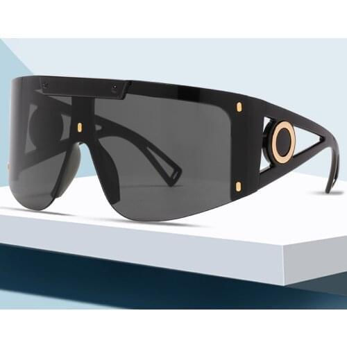 Brand Design Classic Oversized Dalian Body Sunglasses For Women Men Fashion Trend Unisex Outdoor Sports Big Large Sun Glasses