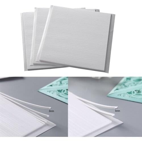 3mm/5mm Width Double-sided Adhesive Foam Stripes To Craft Projects Hexagon for DIY Scrapbooking Card Making On Cardstock