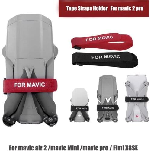 2 Pcs Fixed Belt Loop Cable Cord Ties For DJI Mavic Pro / Air 2s / Mini 2 X8se Drone Magic Tape Straps Loop Ties Accessory