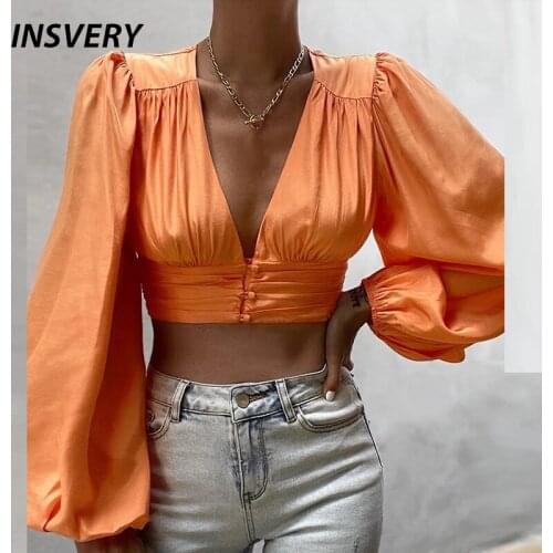 Летние блузки INSVERY China At AliExpress