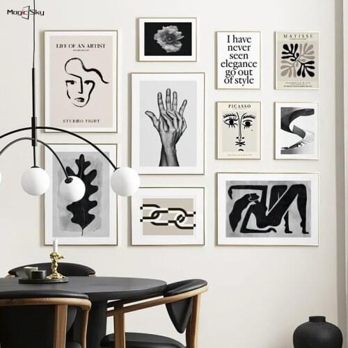 Classic Henri Matisse Picasso Abstract Canvas Painting Vintage Posters and Prints Nordic Wall Art Pictures Room Home Decoration