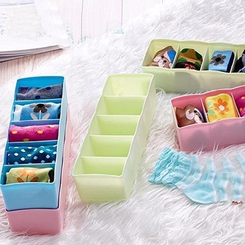 Fashion Plastic Drawer Closet Storage Box Underwear Socks Tie Cosmetic Organizer