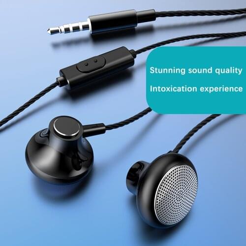 Earphones Metal Cable Waterproof In Ear Subwoofer And HiFi Music Noise Reduction Headset Wholesale Sport bass Stereo słuchawki