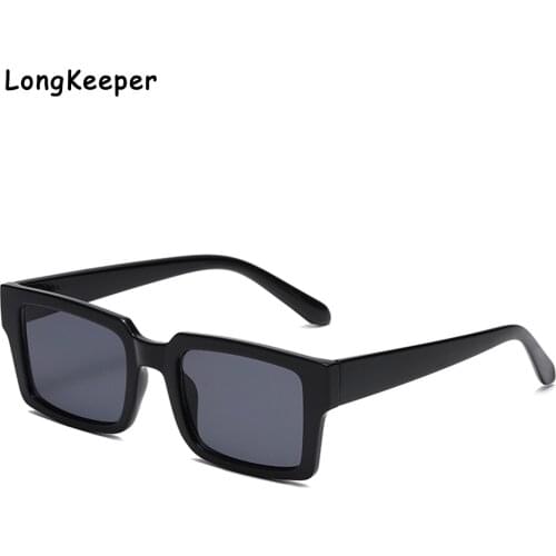 Fashion Black Rectangular Sunglasses Women Narrow Square Brand Designer Colorful Sun Glasses Female Eyewear UV400 Oculos De Sol