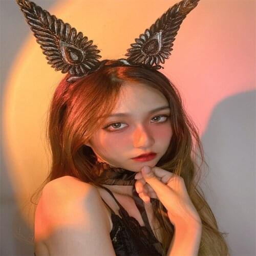 Cute Rabbit Ears Women Headband Creative Sexy Headdress for Halloween & Easter Anime Cosplay Rabbit Hair Accessories 2021New