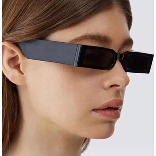 Retro Sunglasses Small Hip Hop Glasses Ladies Square Sunglasses 2021 New Fashion Brand Designer Sunglasses Modern UV400