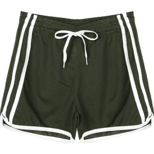 ZDHoor Men Fitness Sweatpants Shorts Summer Gyms Workout Male Breathable Mesh Quick Dry Sportswear Beach Swimming Short Pants