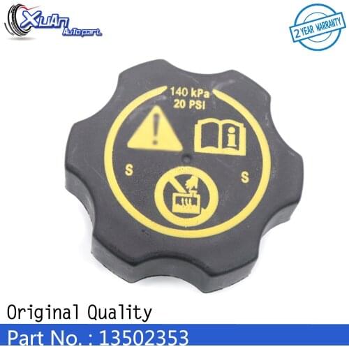 XUAN Engine Coolant Radiator Expansion Water Tank Cap 13502353 For Chevrolet Cruze Opel Vauxhall Astra Insignia Corsa Zafira