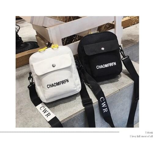Women Small Bags Canvas Handbags Girl Travel Student Shoulder Bags Mobile Phone Bag Crossbody Bags
