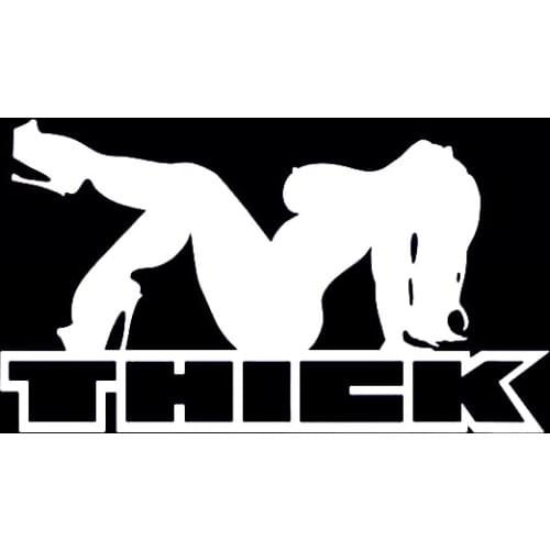 18.4*10.5cm THICK decal SEXY BIG CHICK Mudflap girl sticker decal woman Beauty Temptation Body Car Stickers Decals