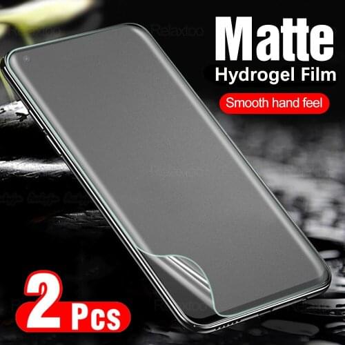 2PCS Matte Hydrogel Film For OnePlus Nord CE 6.43" Full Cover Protective Film For 1+NordCE 5G One Plus Nord CE Screen Protector
