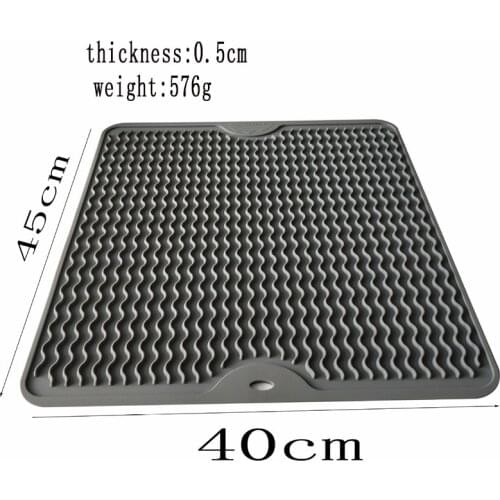 40*45cm Silicone Square Pad Bakeware Mat Food Grade Mold Waterproof Heat Insulation Table Pad Cookies Mats Thick Kitchen Tools