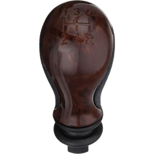 5 Speed MT Car Gear Shift Knob Peach Wood Styling Lever Shifter for Citroen Speed Handball