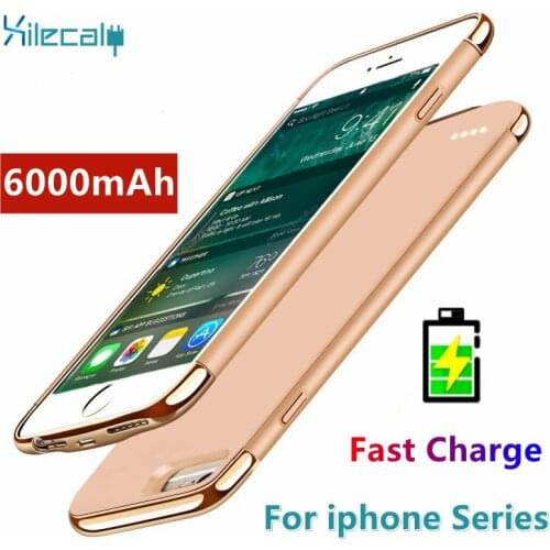 Battery Case For iPhone X XS Max XR 6000mAh Power Bank Power Case Audio Slim Charger Powerbank Case For iPhone 6 6S 7 8 Plus SE2