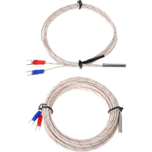 ANENG Thermocouple Temperature Controller Sensor 0-600C K Type Wire 1M 5M Probe 5x30mm