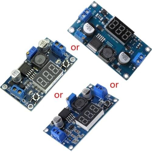 1pc DC LM2596 4.0~40 to 1.3-37V LED Voltmeter Buck Step-down Power Converter Module