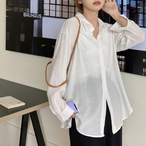 Cheap wholesale 2021 spring summer autumn new fashion casual ladies work women Blouse woman overshirt female OL BAt9608F