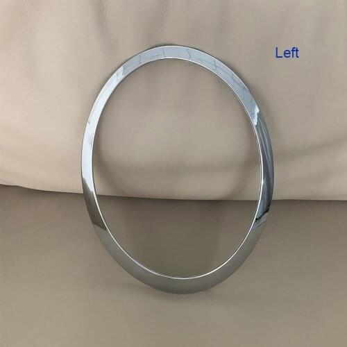 For Mini Cooper 2007-2015 R55 R56 R57 R58 R59 Left Right ABS Chrome Sliver Headlight Trim Ring