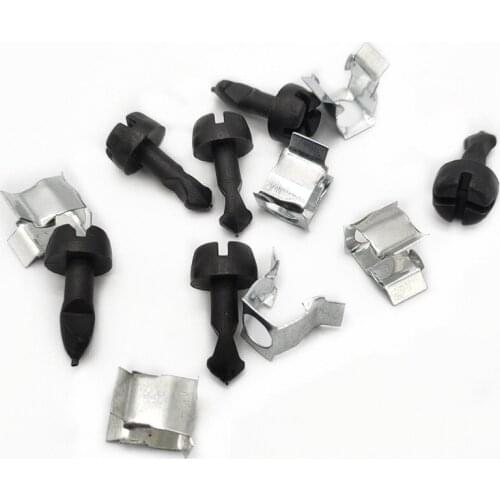 For Passat B5 engine upper cover plate cover fixing Fixed bracket clamp Clip screw