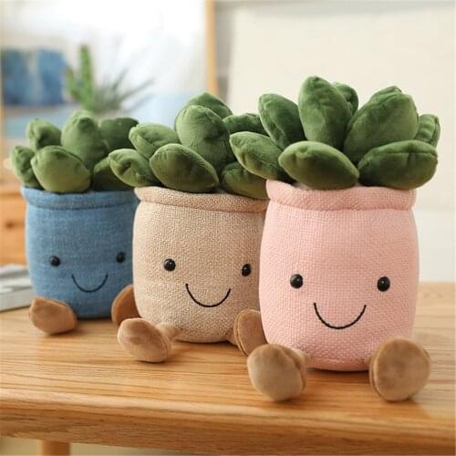Simulation Potted Plush Toy Doll Plant Doll Indoor Decoration Stuffed Soft Doll Accompanying Sleep Pillow Gifts мягкие игрушки