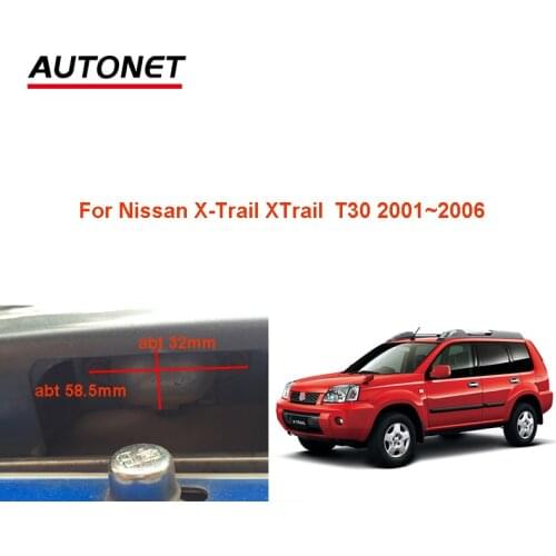 Autonet rear view camera For Nissan X-Trail XTrail T30 2001 2002 2003 2004~2006 CVBS/AHD720P backup camera/license plate camera