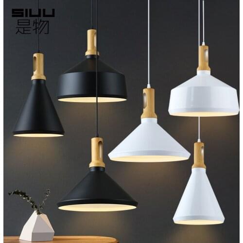 SIUU Nordic Style Light Modern Simple Creative Personality Single Head Decorative Lamps Macaron Restaurant Chandelier