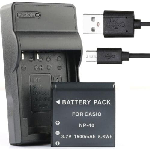 LANFULANG NP-40 CA-NP40 Camera Digital Battery and Charger For HP V5560U V556AU CNP-40 CNP40 PAC-0040 PAC0040