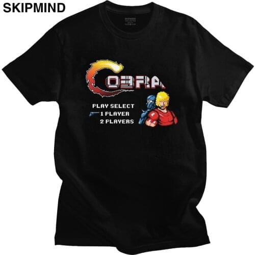 Classic Manga Space Adventure Cobra T Shirt Men Short Sleeve 80s Japanese Anime T-shirt Cotton Tee Tops Video Game Fans Tshirt