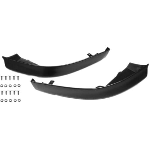 NEW-2Pcs Car Front Bumper Splitter Lip Spoiler Body Kit Diffuser Protector Black for Mitsubishi Lancer 2008-2015