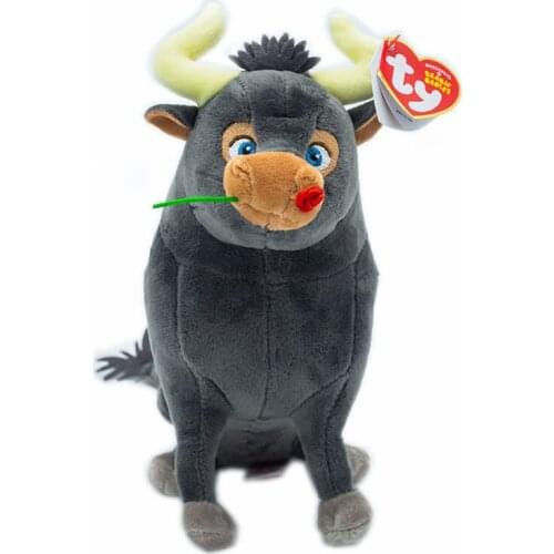 15CM New Ty Beanie Big Eyes Pea Soft Plush Stuffed Animal Bull Adventures Ferdinand Lupe Collection Doll Boy Girl Birthday Gift