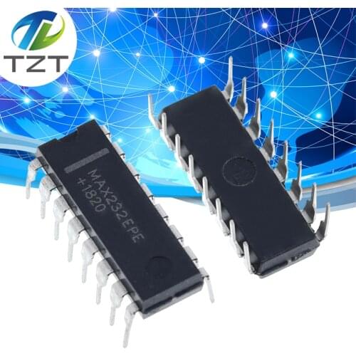New original 10PCS MAX232EPE DIP MAX232 RS232 Transceiver Drivers/Receivers