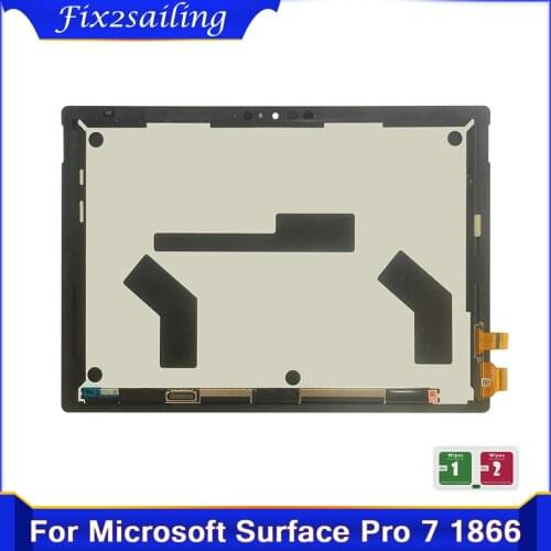 NEW Full LCD For Microsoft Surface Pro 7 1866 LCD Display Touch Screen Digitizer Assembly For Surface Pro 7 Pro7 Lcd Panel