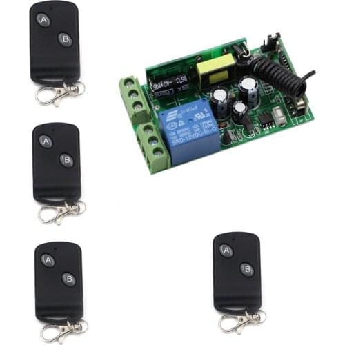AC 85V-250V Wireless Remote Control Switch Remote Switch 110V 220V 1CH Relay Receiver Transmitter Smart Home