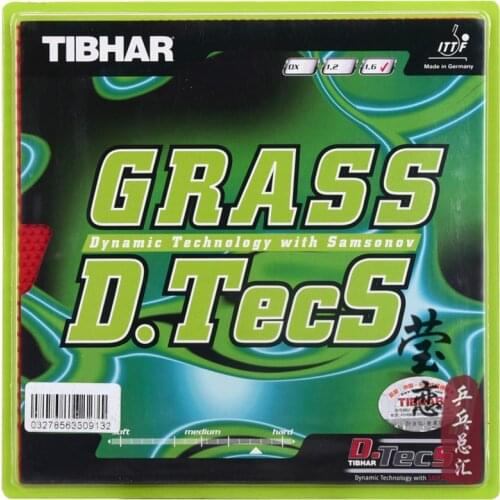 Tibhar GRASS D.TECS long pimples in table tennis rubber and rubber without sponge xo table tennis rackets racquet sport