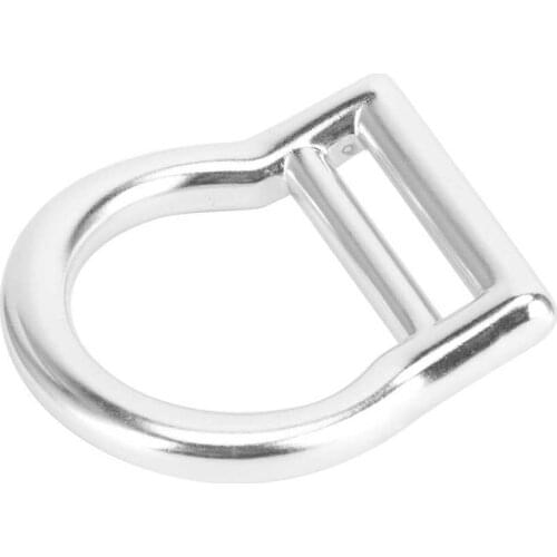 Rock Climbing Harness Safety Belt Buckle Slotted D Ring Rock Climbing Caving Mountaineering Safety Strap Belt Connection Buckle