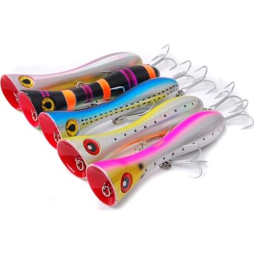 Fishing Deep sea Popper Ocean Boat Rock Beach Metal Jigging Jigbait Spoon Lure baits 130g