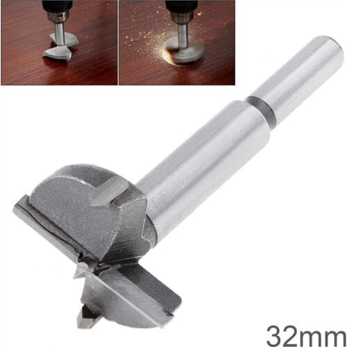 32mm Tungsten Steel Hard Alloy Wood Drill Bits Woodworking Hole Opener for Drilling on Plasterboard / Wooden Board