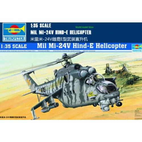 Trumpeter 05103 1/35 Mil Mi-24V Hind-E Helicopter