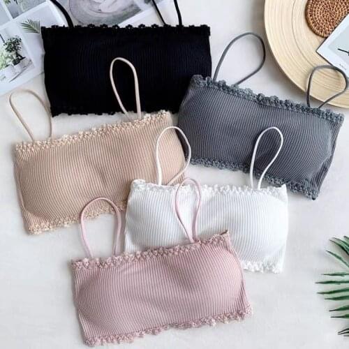 Ladies Tops Underwear Camisole Bra Wrapped Backless Sexy Anti-fade Tube Top Vest