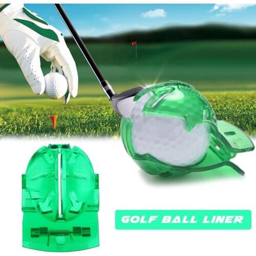 1PCS Golf Scribe Accessories Supplies Transparent Golf Ball Green Line Clip Liner Marker Pen Template Alignment Marks Tool