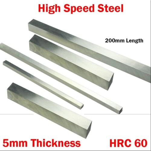 200*30*5 200x30x5 200*35*5 200x35x5 5mm Thickness HRC60 HSS Rectangle Metalworking Boring Bar Fly Cutter Cutting Lathe Tool Bit